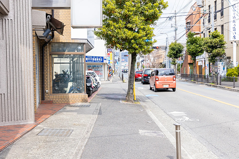 豊中駅のバスよりかとう整形在宅クリニックまで2