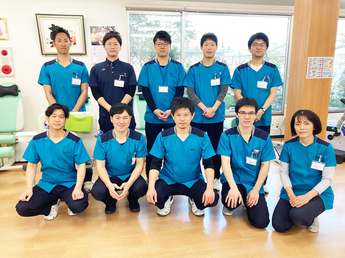 豊中市のかとう整形在宅クリニックのリハビリスタッフ一同